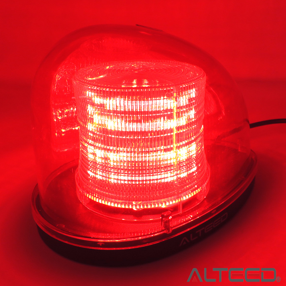 ALTEED / 流線型LED回転灯/2重レンズカバー/7パターン点灯パトランプ