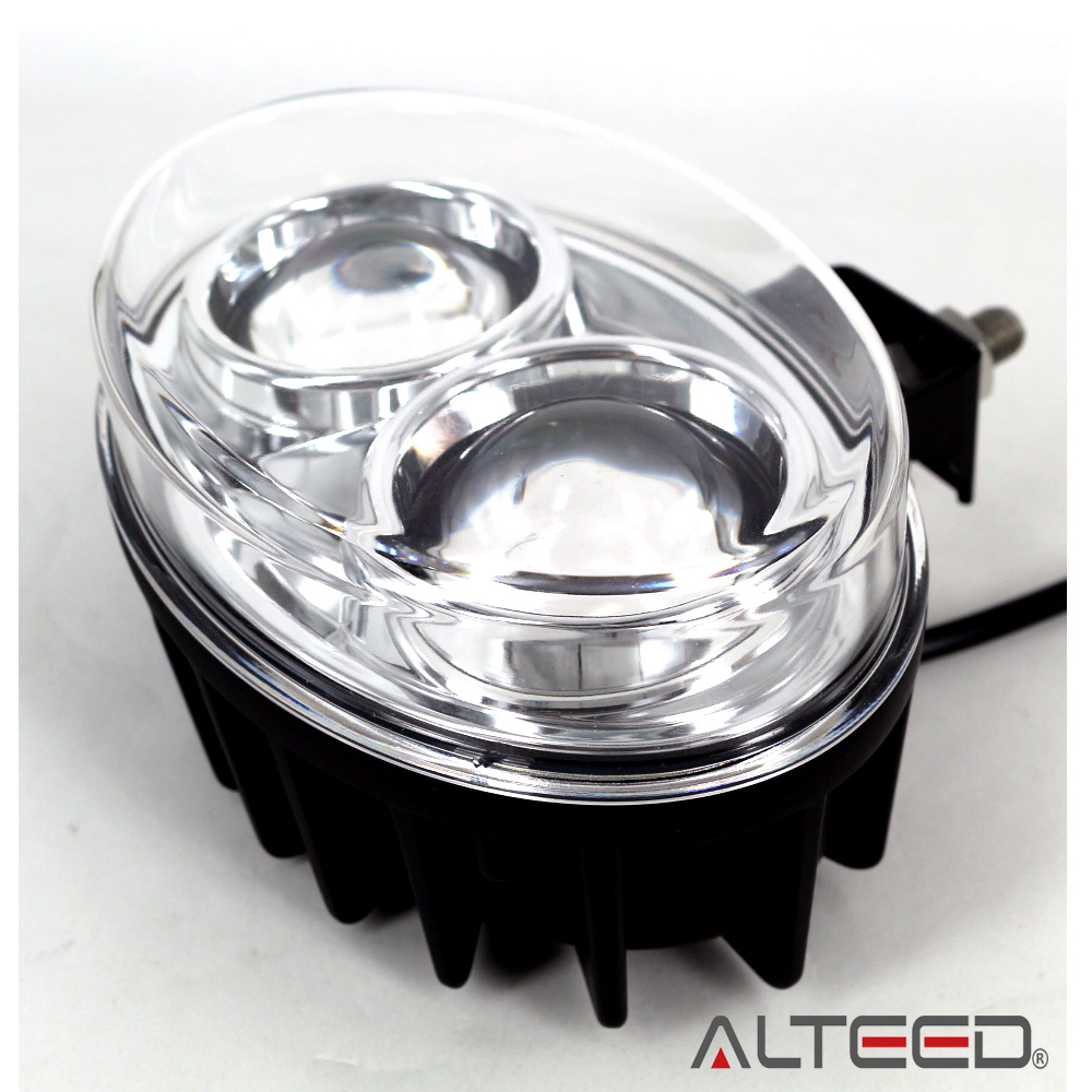 ALTEED / LEDスポットライト/青/Wズームレンズ搭載/サーチライト,ワーニングライト等に/12V-48V